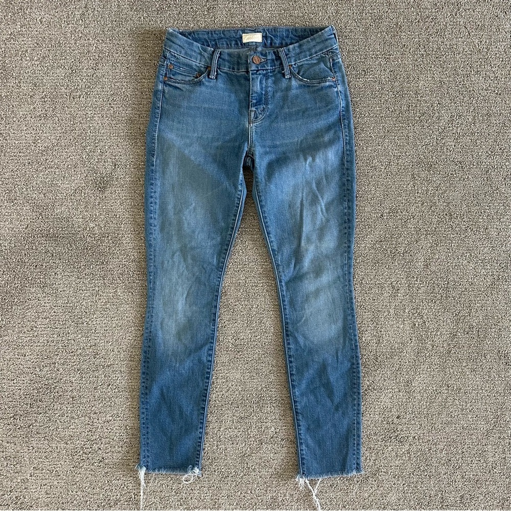 MOTHER Looker Ankle Fray‎ in Tourist Trap Size 25